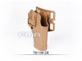 FMA CQC Serpa Holster Glock 17 Polymer BK TB1156-DE